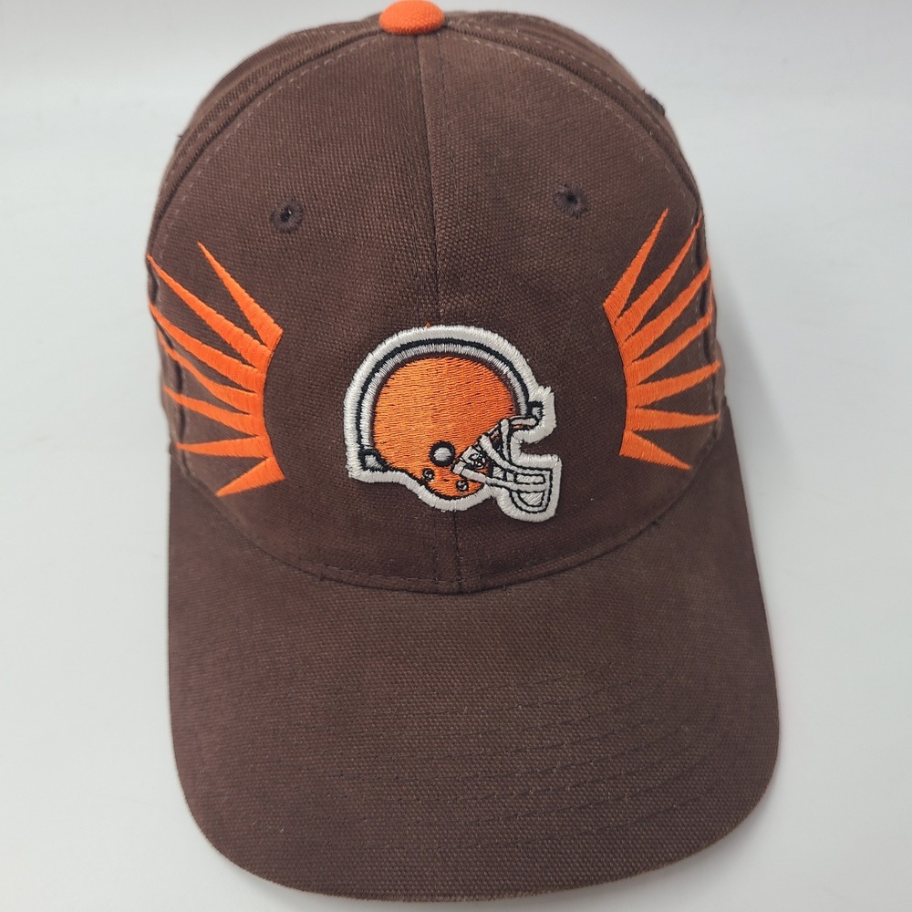 Vintage Cleveland Browns Hat Adjustable (Fits Small) Starter Brown Orange NFL